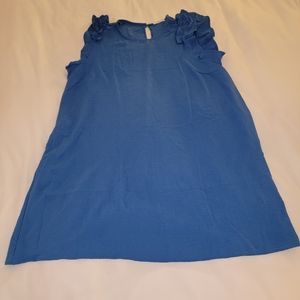 Chis Soul Candy Corals Dress, Blue